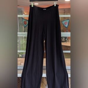 J. Jill M Black Wide-Leg Women’s Chic High Rise Stretchy Rayon Boho Pants